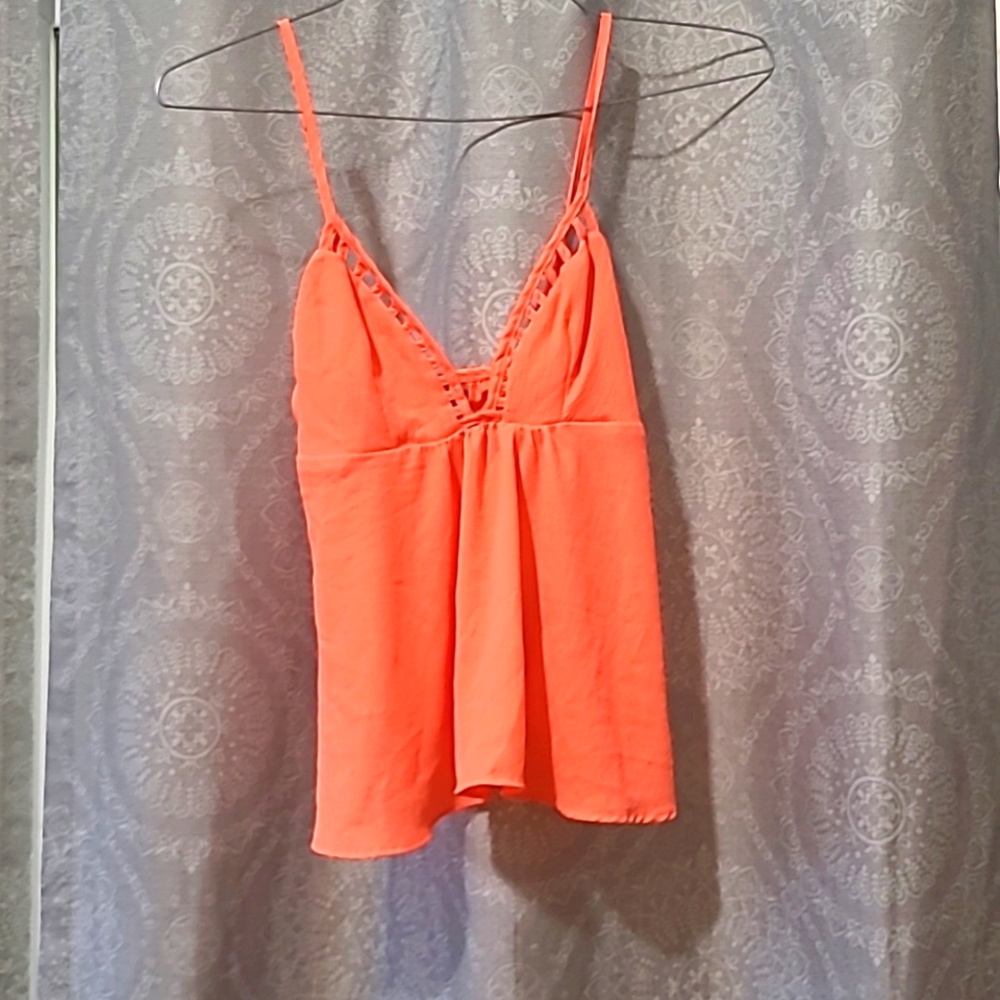 Neon orange top